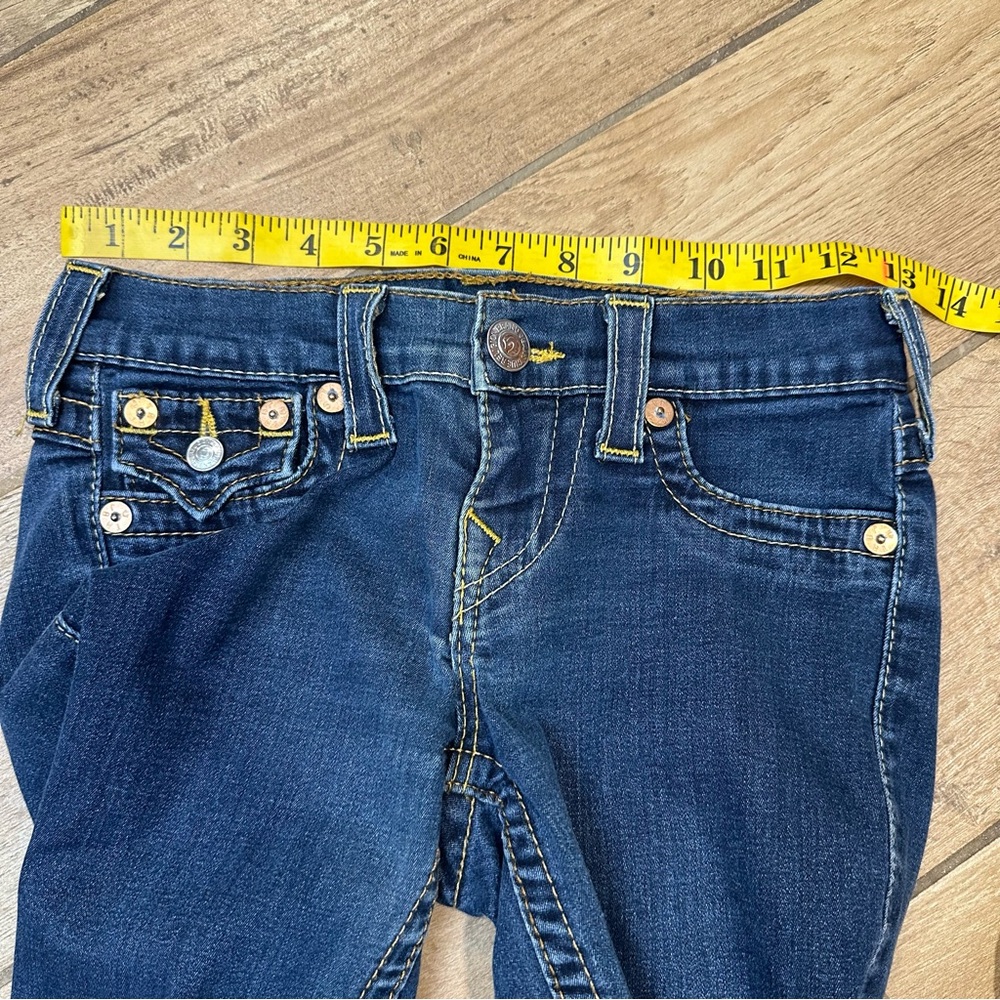 True Religion Jeans Women's Size 25 Skinny Ultra Low Rise USA World Tour - Picture 4 of 12
